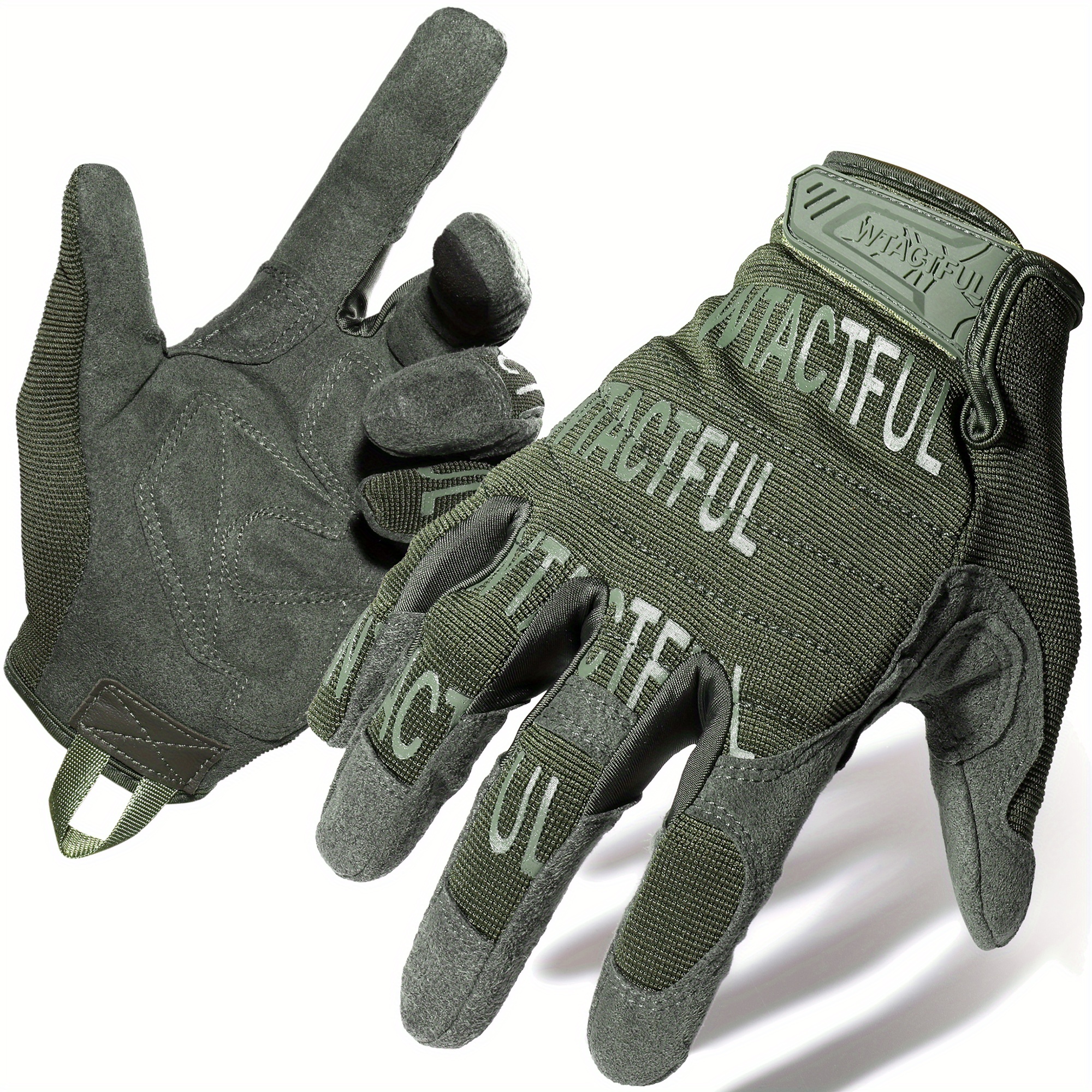 WTACTFUL - Guantes tácticos militares completos para pantalla táctil, para  la caza en moto