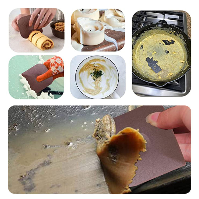 Pan Scrapers Dish Scraper Tool Cast Iron Cleaner Scraper Temu