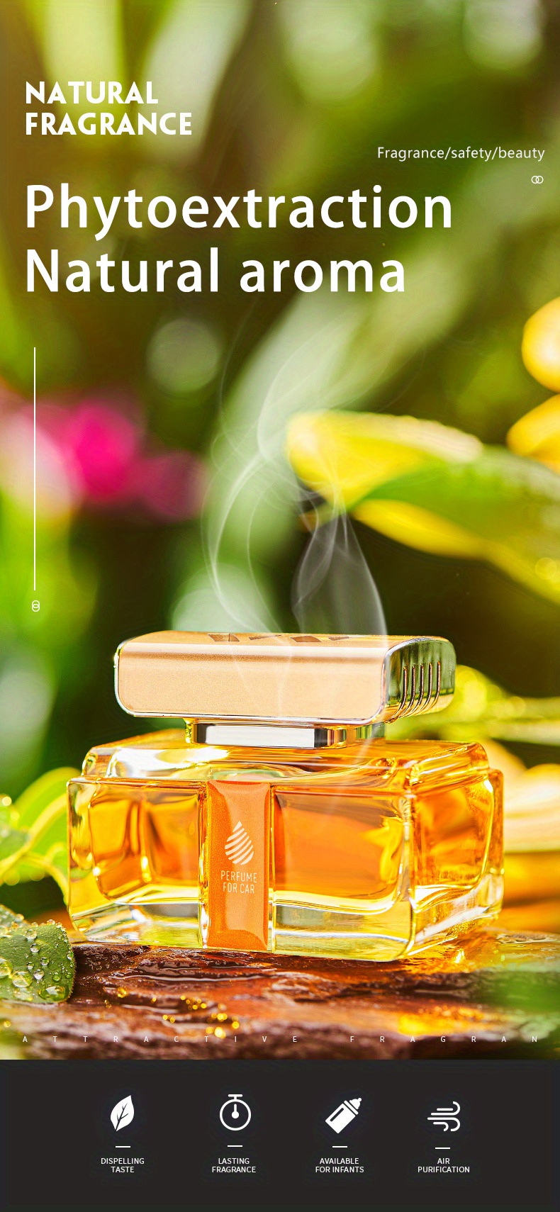 Car Perfume Aromatherapy Fragrance Scent Interior Supplies - Temu
