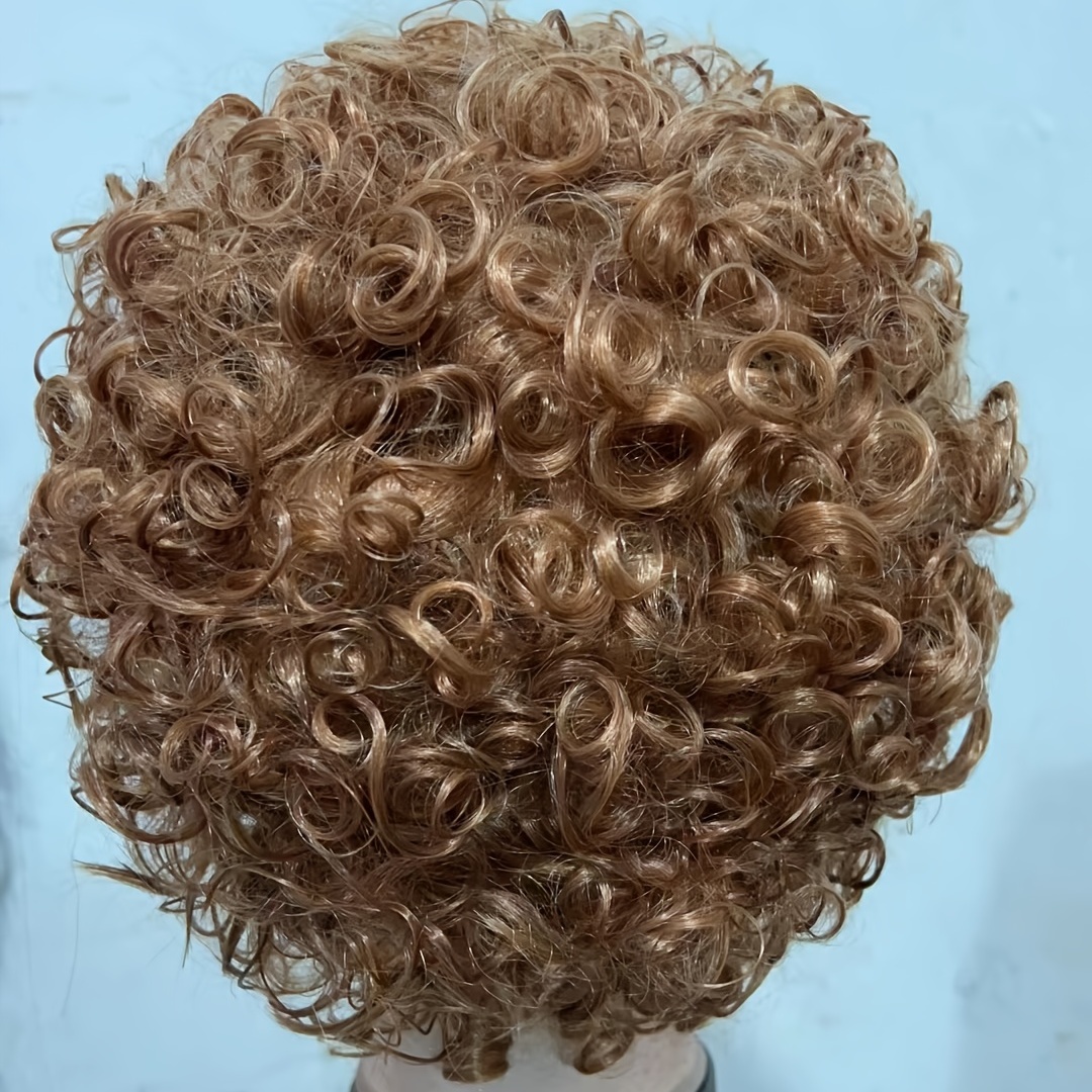 Afro Kinky Curly Wigs Short Pixie Cut Wig For Women Girls Hair ...
