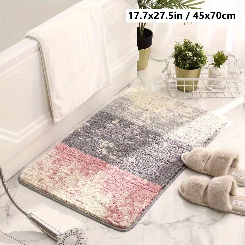 Loden Color Bath Mat Soft Shaggy Bathroom Rugs Non slip - Temu