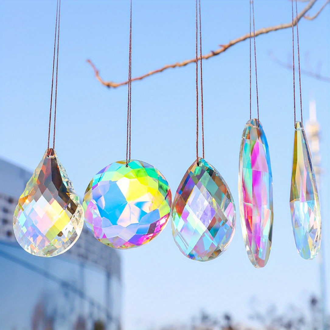 Suncatcher Crystal Ball Prisms Sun Catcher Rainbow - Temu