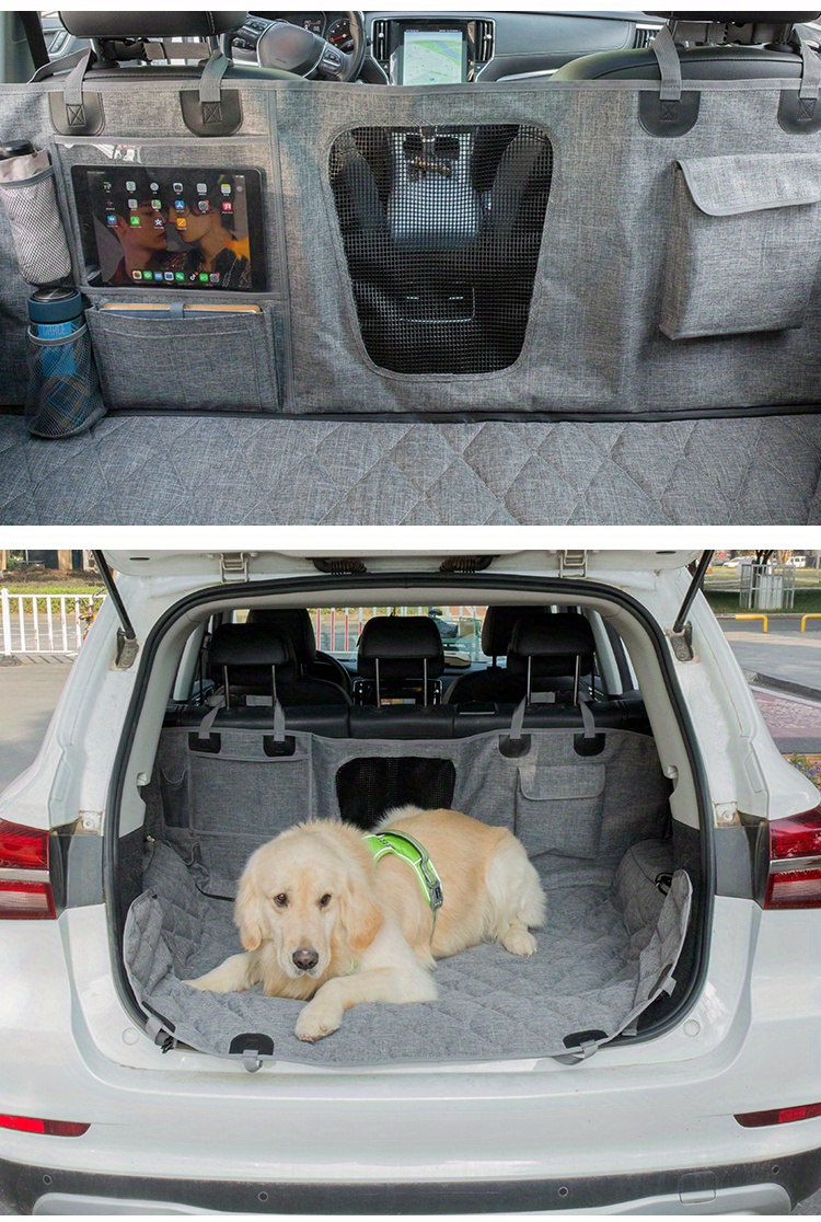 pets car dog cover back seat car hammock for dogs waterproof dog car seat cover for backseat details 3