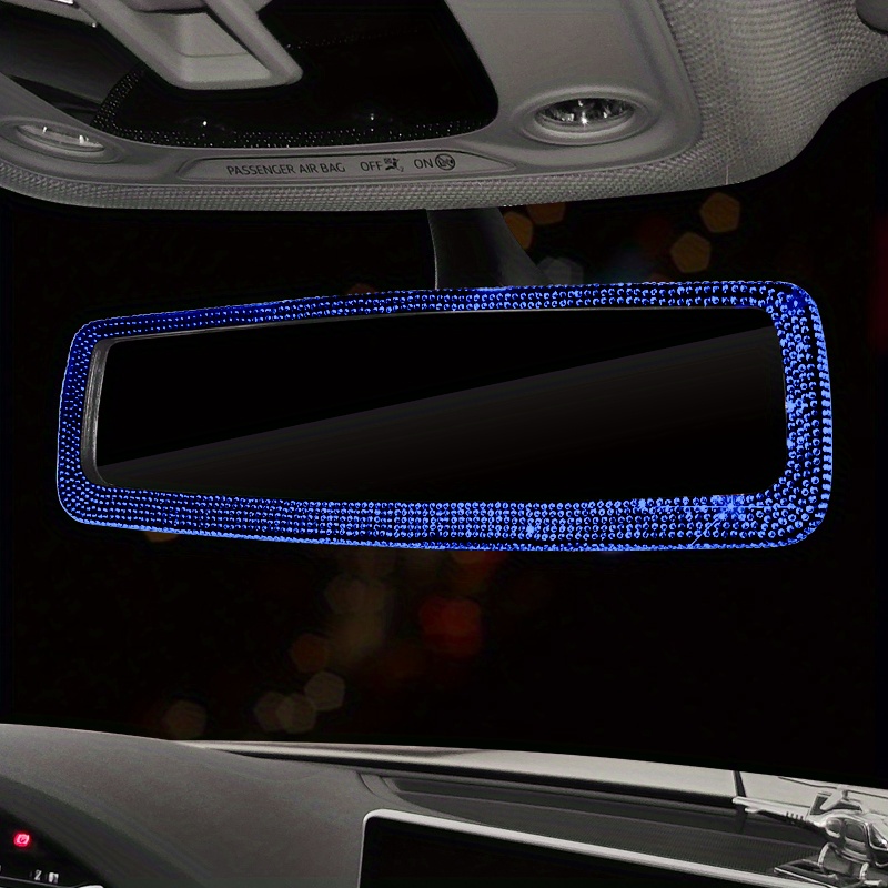  Car Mirror Accessories Cute for Women and Girls, Bling