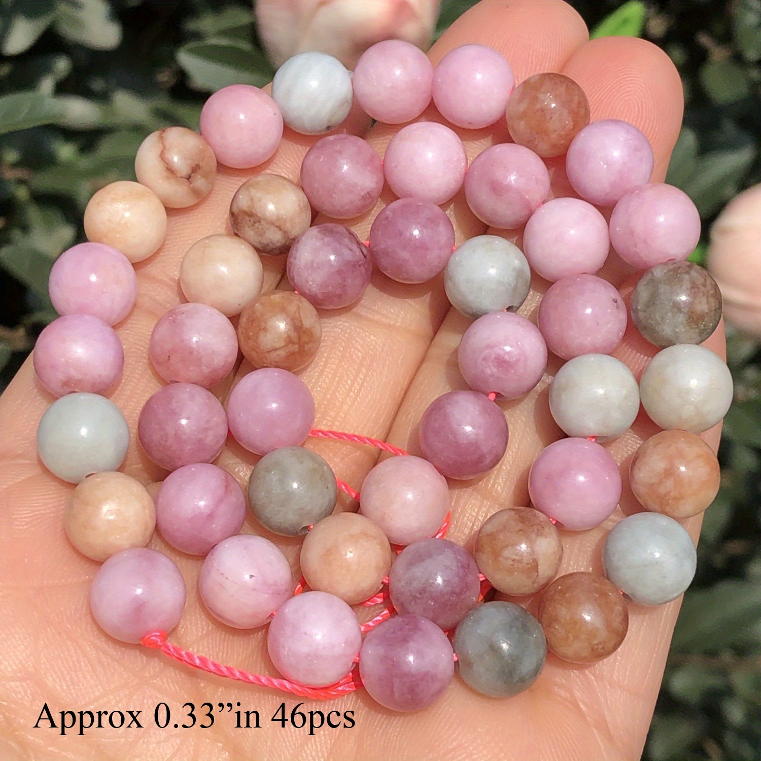 Alxa Macaron Jades Stone Natural Beads Loose Spacer Bead Diy - Temu