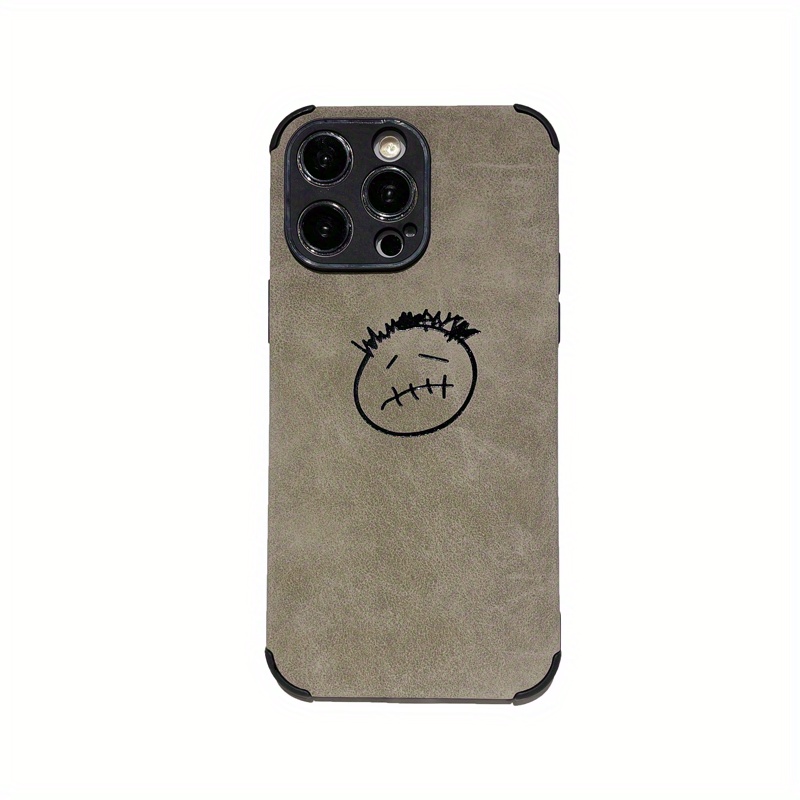 Luxury Turn Fur Travis Scot Hip Hop Soft Leather Phone Case For Iphone 14  13 12 7 8 Plus X Xs Xr Max 11 Pro Se High Street Cover - Temu
