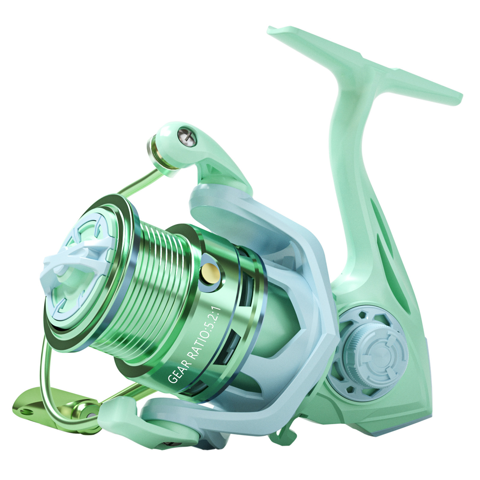 Spinning Reel, 4.6:1 Gear Ratio Ultralight Spinning Fishing Reel