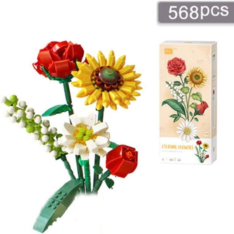 10 Sets Cute Little Bee Flower Bouquet DIY Material Kit – Floral Supplies  Store