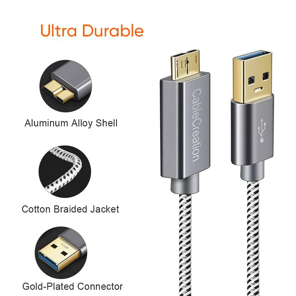 Cable De Disco Duro Externo USB 3.0 Micro B A USB A Cable - Temu