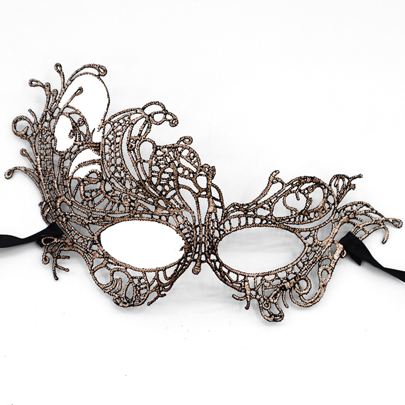Luxury Mask Superbe masque de bal masqué en dentelle pour femme, Masque de bal  masqué noir, Taille unique
