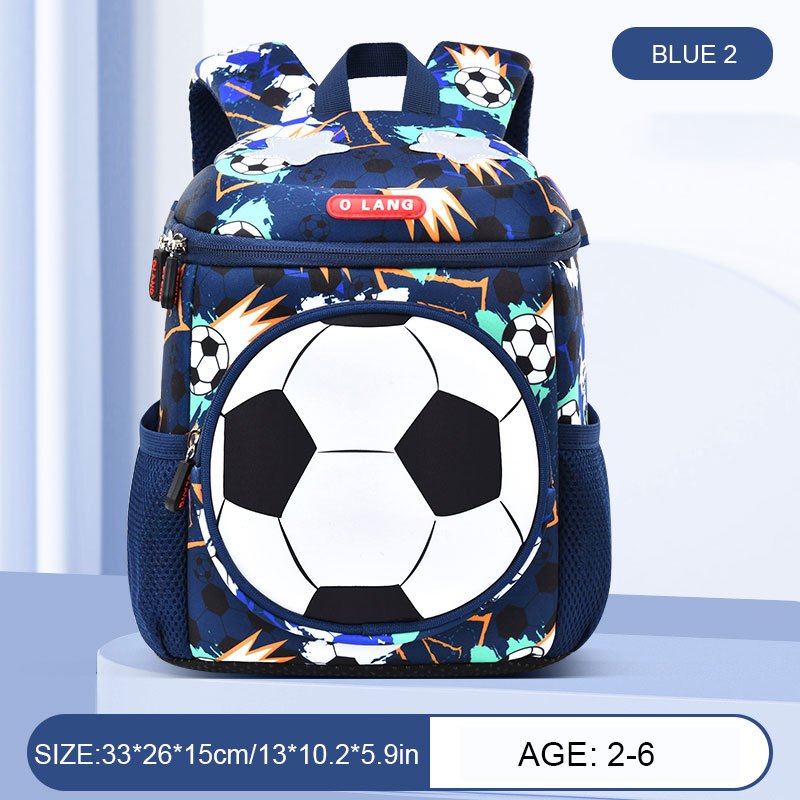 Jugar mochila de fútbol 2-4 años de edad mochila escolar 12 pulgadas mini niña  mochila escolar de jardín de infantes para niños imprimir mochila de alta  calidad