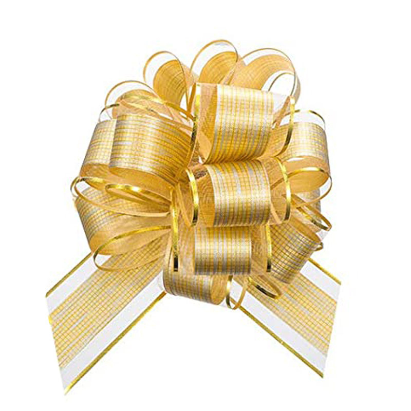 WILLBOND 20 Pieces Pull Bow Gift Wrapping Pull Bow Ribbon Pull Bows for  Christmas Wedding Baskets Valentine's Day Bows Multicolor Ribbon Bow for  Gift