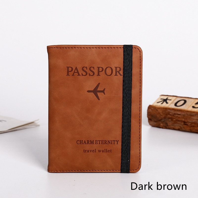 Dark Brown Passport Holder