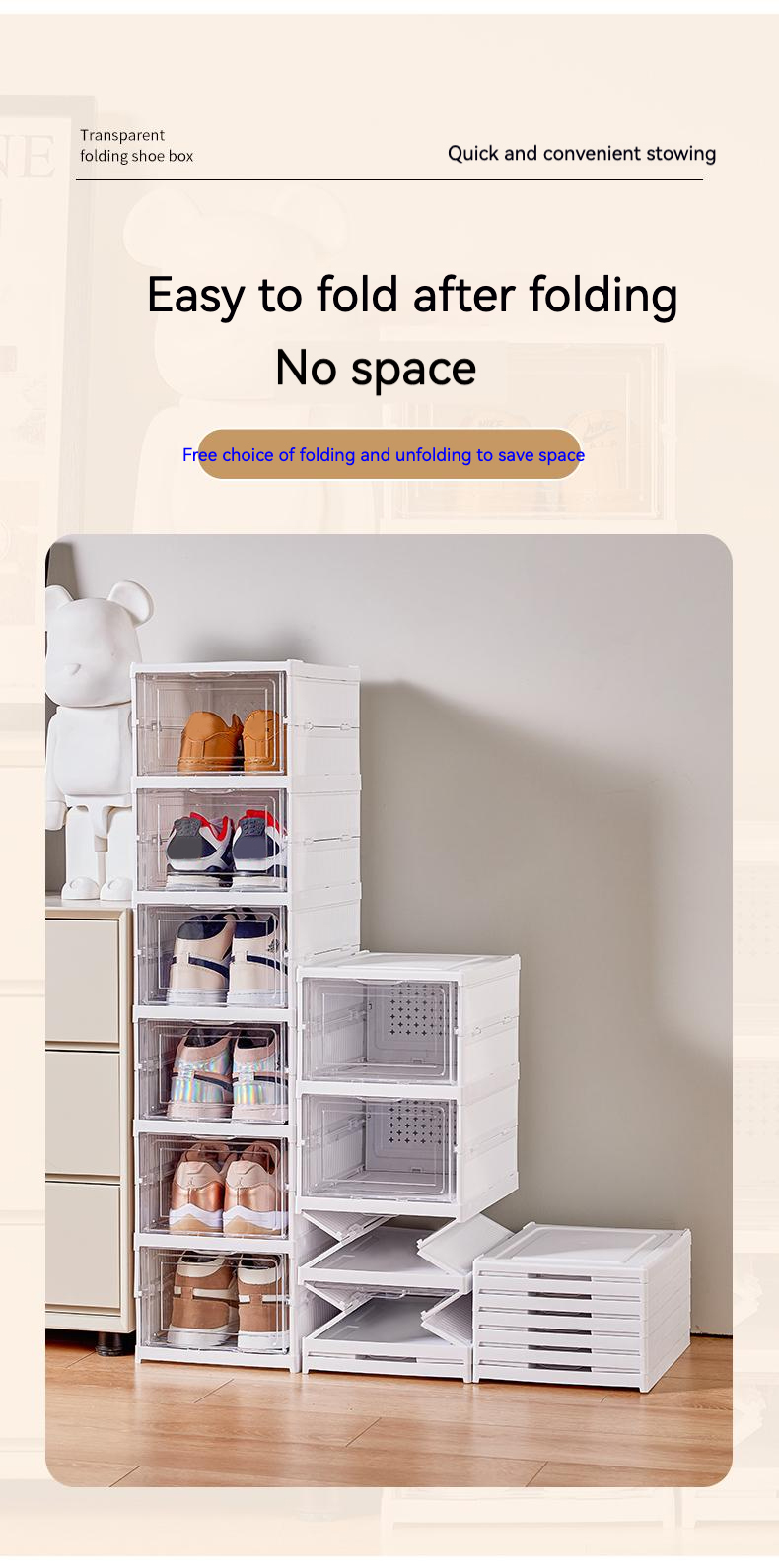 Shoe Storage Box - Temu