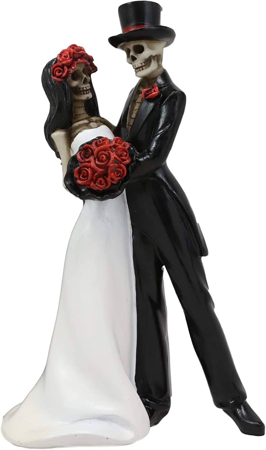 Skeleton Couple Statue Dancing Couple Statue Creative Temu