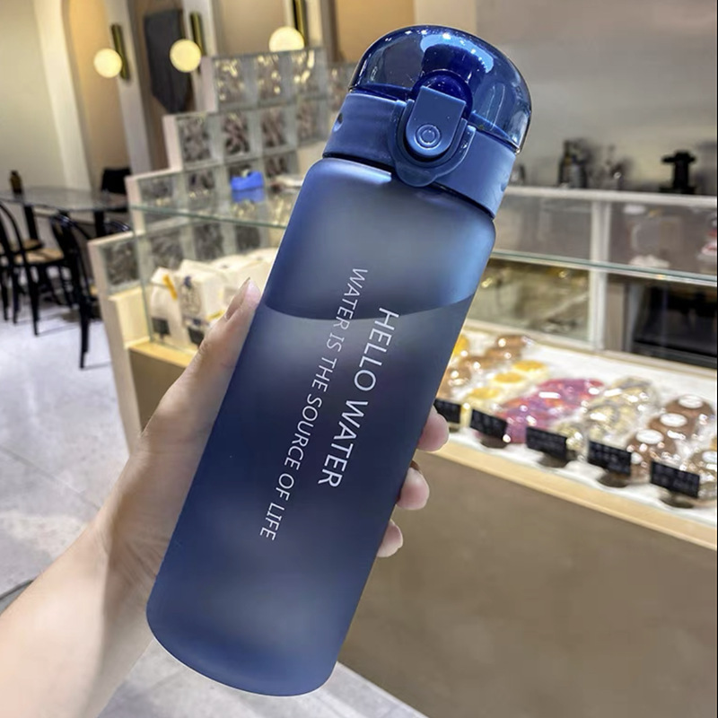 Frosted Transparent Water Bottle For School Outdoor - Temu