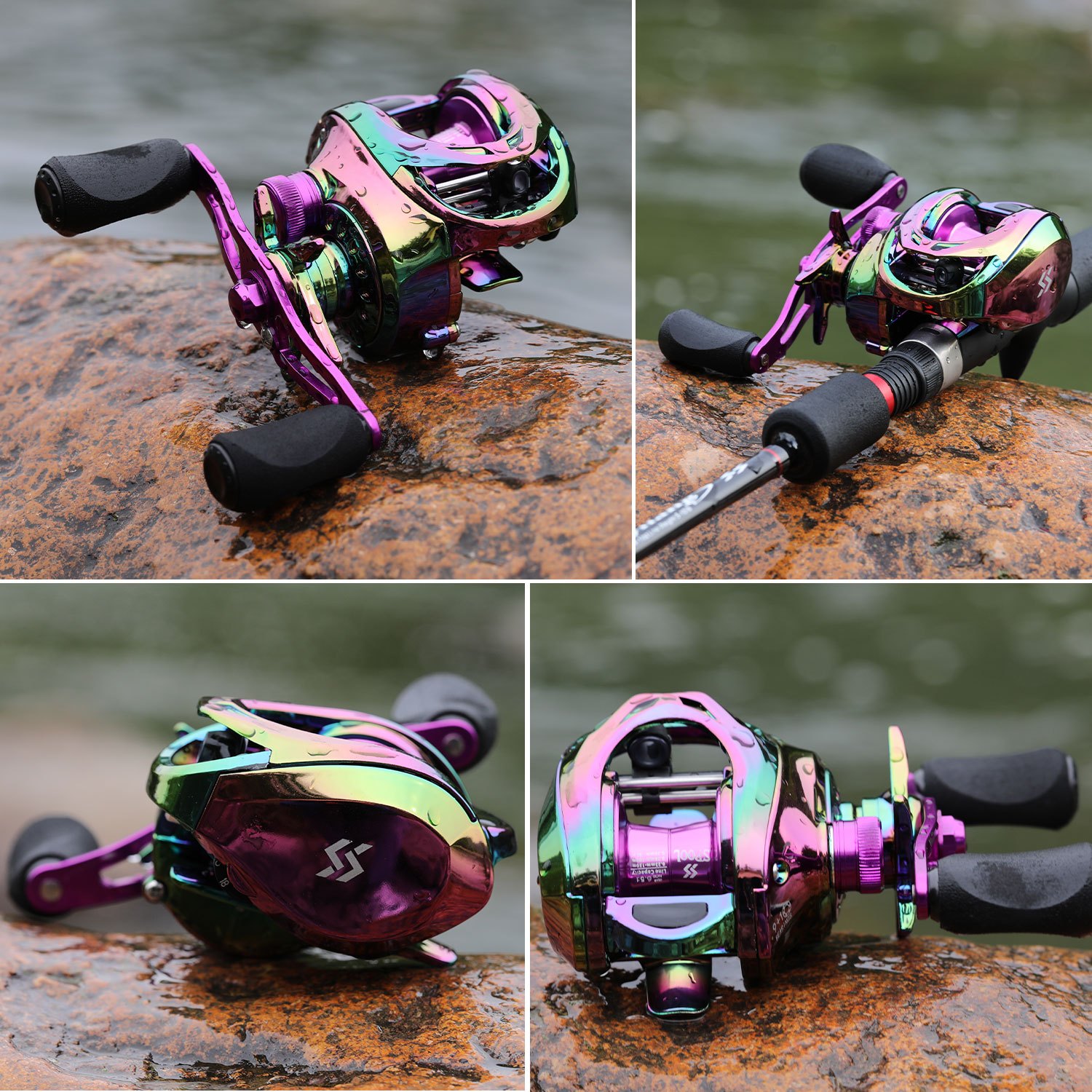 Moulinet Baitcasting DORISEA 18+1BB - 7.2:1 - Frein 10kg - Double Freinage - Neuf