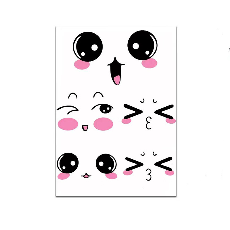 Car Sticker Decal Rearview Mirror Electric Car Expression Temu