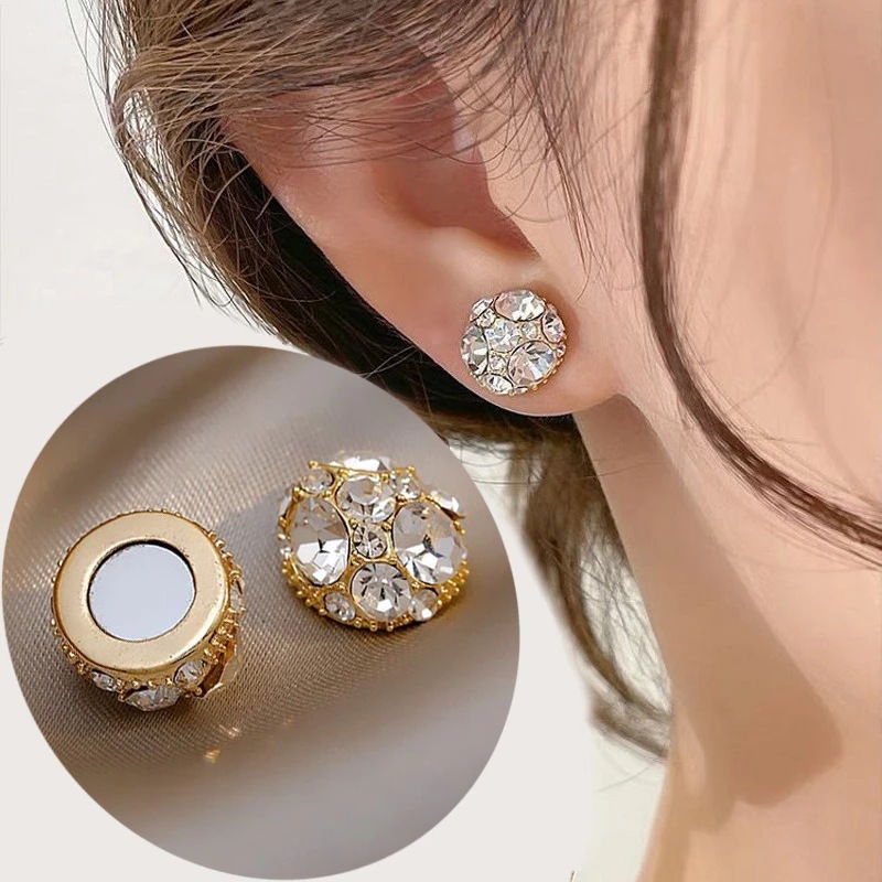 

1 Pair Vintage Style Synthetic Zirconia Earrings, Elegant Bohemian Holiday Ethnic Fashion Ear Jewelry For Women, Alloy Construction, Suitable For /party/vacation/birthday/anniversary
