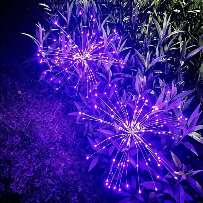 2 Piezas Luces Solares Jardín (37.4''x2.76'') 150 Luces Led - Temu Chile