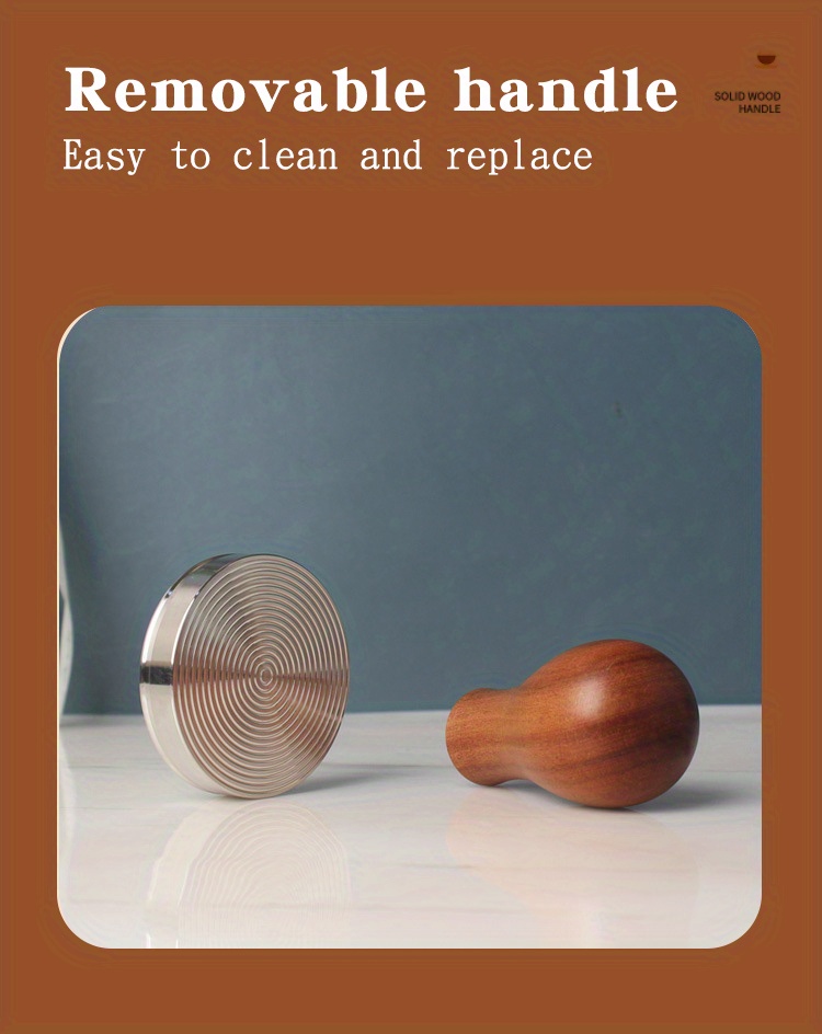 Coffee Press Powder Maker Powder Hammer Solid Wood Handle Temu