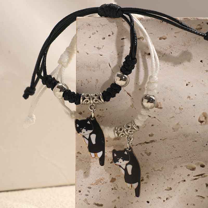 2pcs Men's Star Bracelet Hand Rope Set