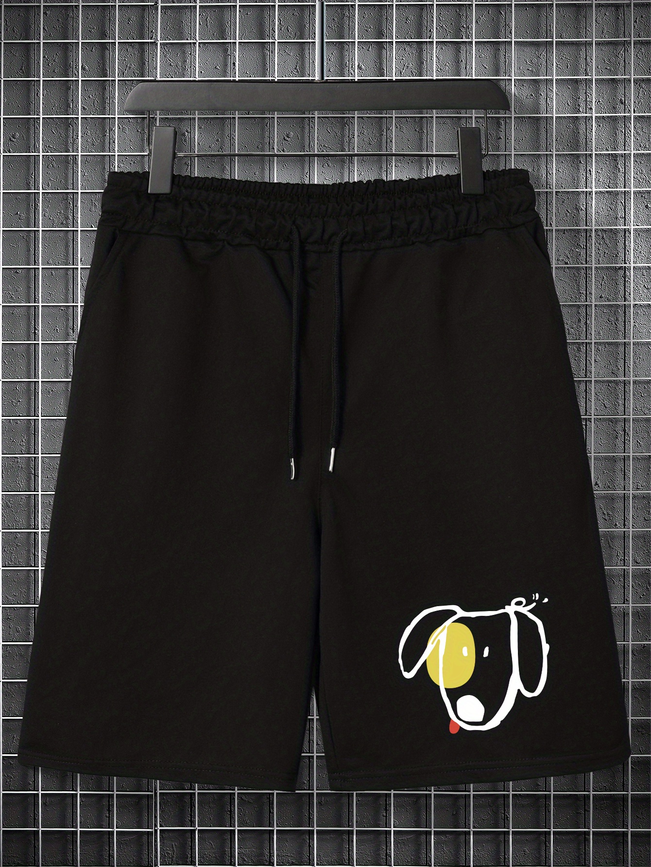 SWEAT SHORT LOGO - PANTALÓN CORTO DE DEPORTE HOMBRE COLOR NEGRO