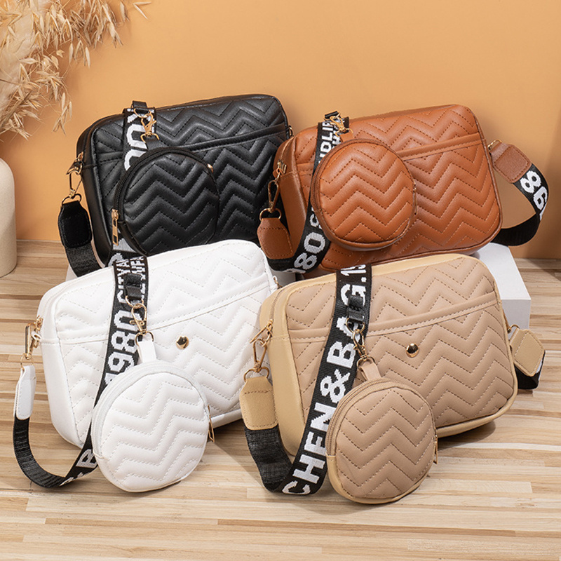  Small Crossbody Purses for Women PU Leather Quilted