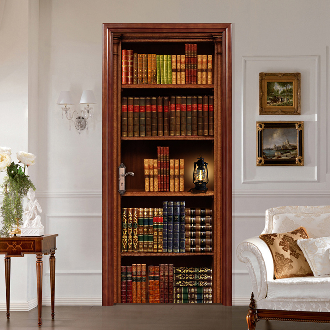 Modern Ornate Style Imitation Bookcase Three dimensional - Temu