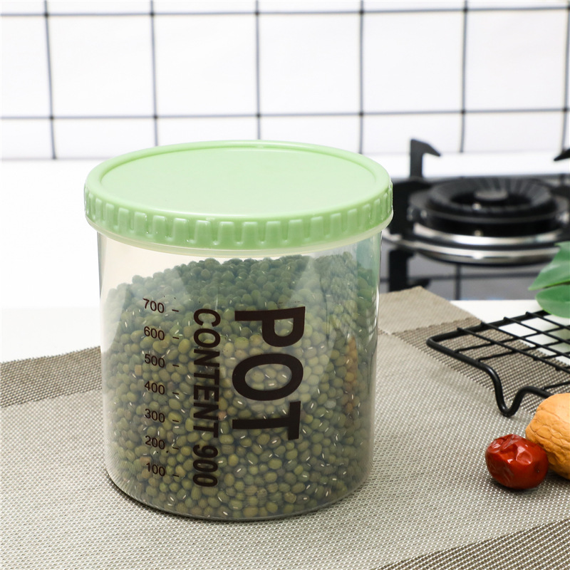 Kitchen Transparent Snack Storage Box Storage Multigrain Jar - Temu