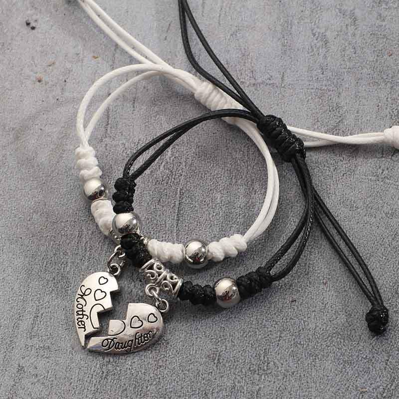 2pcs Men's Star Bracelet Hand Rope Set
