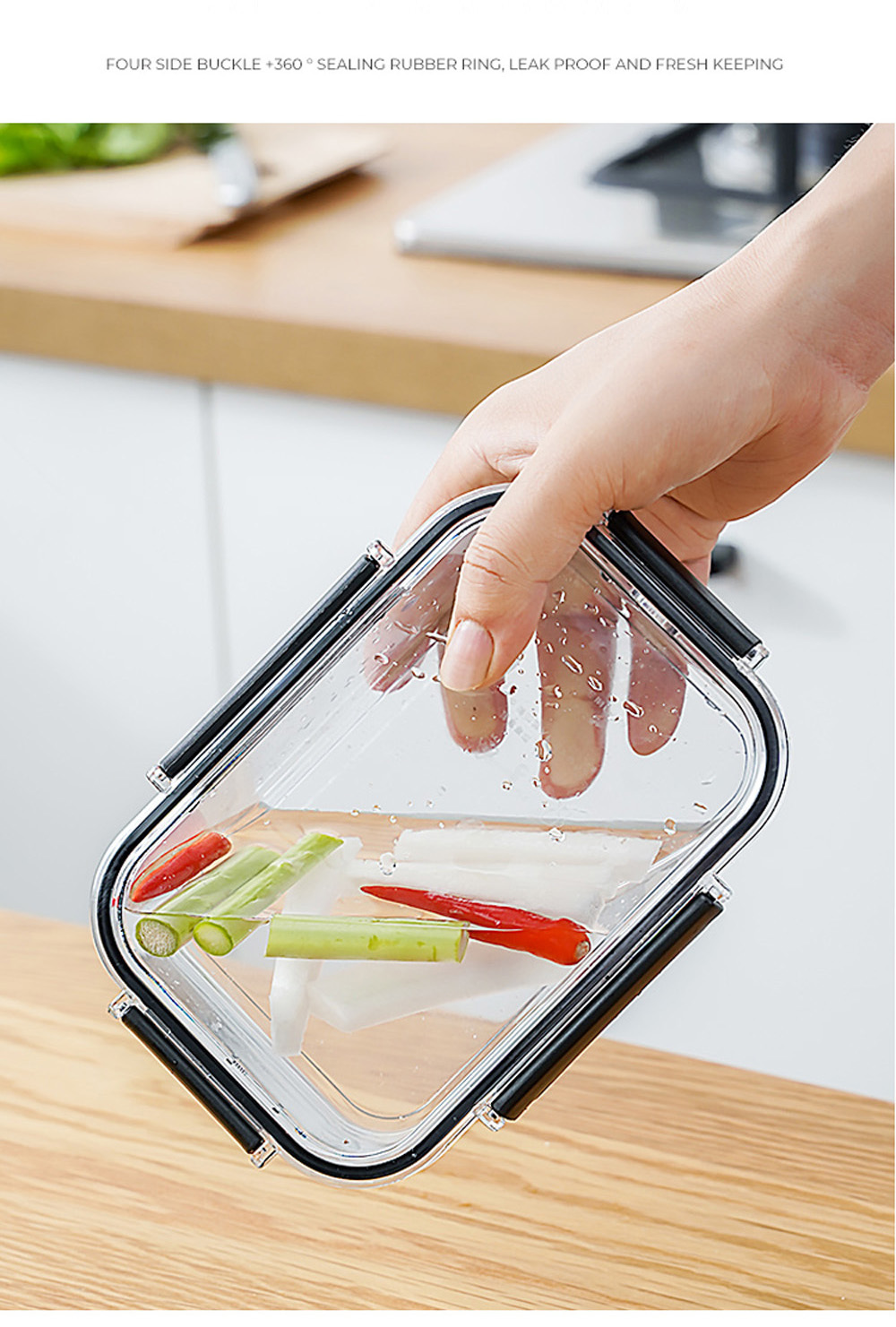 Leak proof Food Storage Containers Lids Perfect Kitchen Temu