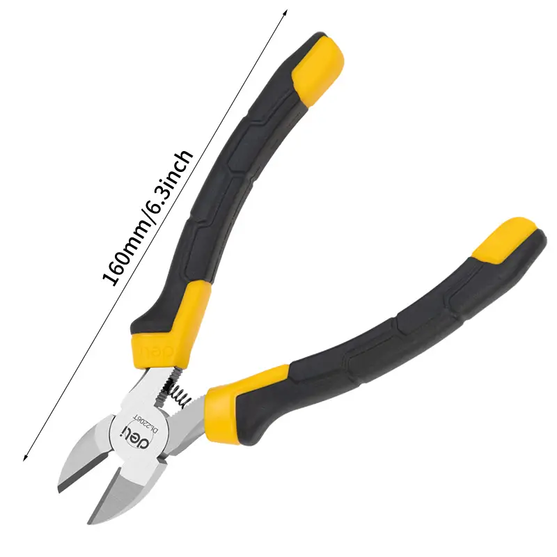 Spring Loaded High Carbon Steel Diagonal Wire Pliers Cutter