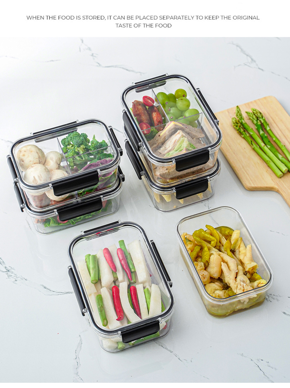 Leak proof Food Storage Containers Lids Perfect Kitchen Temu