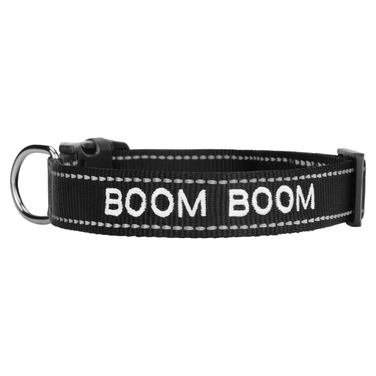 TEMU Personalized Dog Collar With Custom Embroidery Of Pet's Name & Phone Number, In 4 Adjustable Sizes