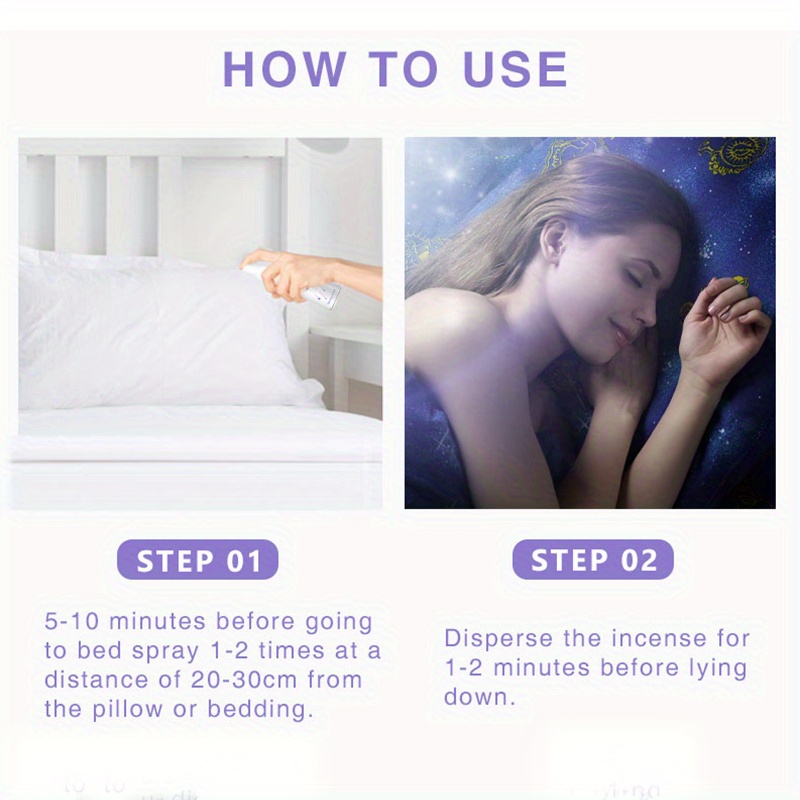 1pc lavender sleep spray room pillow spray for deep sleep 80ml details 5