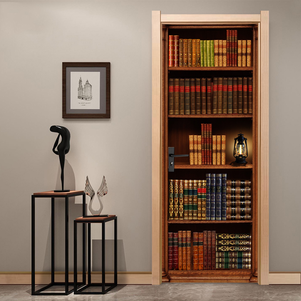 Modern Ornate Style Imitation Bookcase Three dimensional - Temu