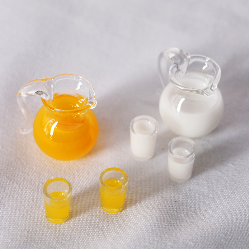 Mini Orange Juice Jug, Mini Milk Jug, Mini Strawberry Milk, Mini Chocolate  Milk, Mini Skim Milk Carton 