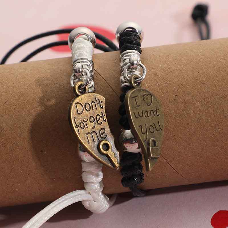 2pcs Men's Star Bracelet Hand Rope Set