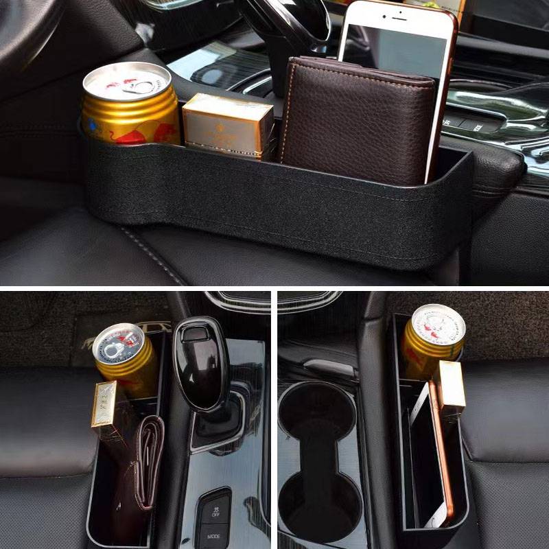 1pc Car Seat Gap Organizer, Multifunctional Car Seat Organizer, Anti-Skid, Anti-Drop, Easy To Install, Helps Reduce Distracted Driving And Holds Phones, Glasses, Keys