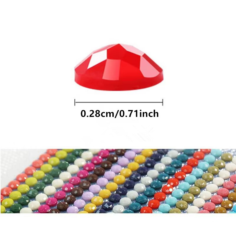 445 Colors Of 5D Faceted Diamonds, Suitable For Diamond Painting,  Decoration Crafts, Diamond Sticker Toys, Nail Art, Clothing, Etc. 2.8mm  Acrylic Roun