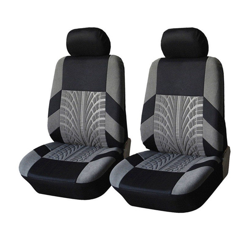 HA Handels GmbH Autositzbezüge passend für Seat Ateca in Schwarz Weiß  Auto-Sitzbezüge Vordersitze Auto-Sitzbezug Universal Set Fahrersitz und