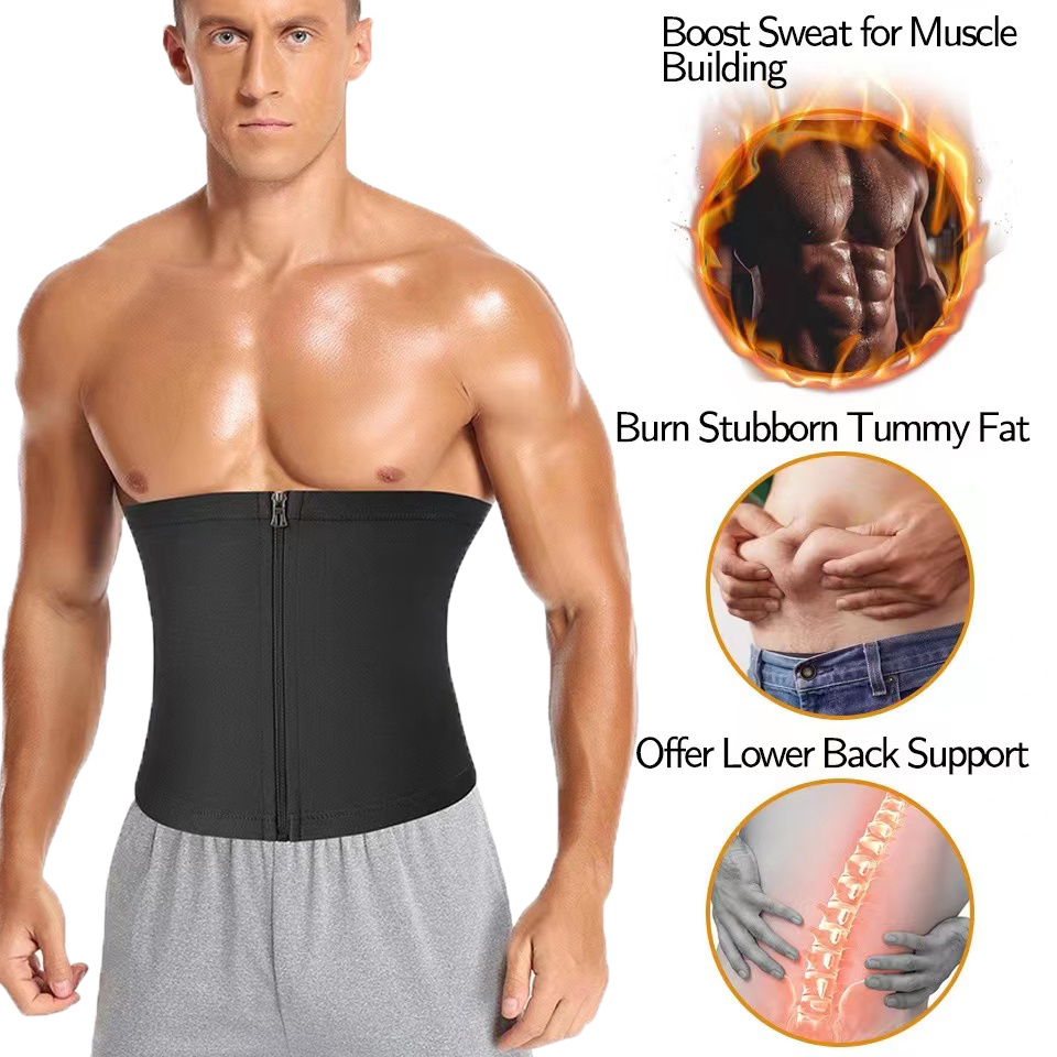 Sunex Abdominal Sweat Belt - Slim Belt and Body Shaper - For Men