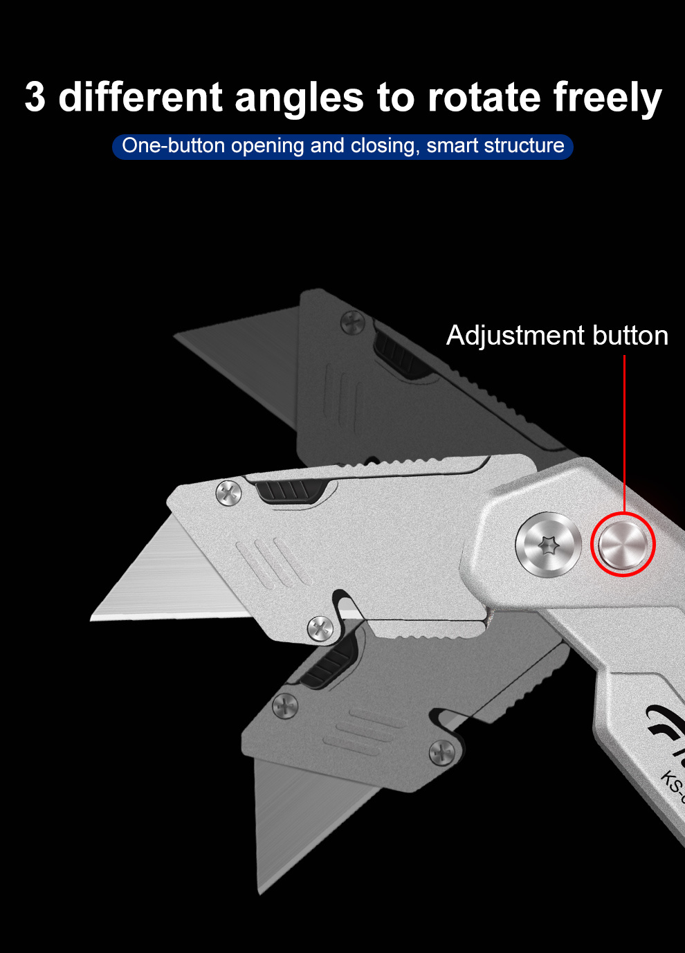 Folding Utility Knife With Screwdrivers Sk5 Heavy Duty Retractable Box