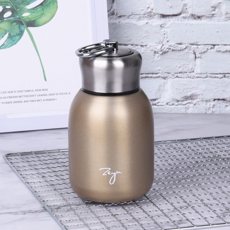 1 PCS 300ml Mini Coffee Vacuum Flasks Lovely Thermos Portable Travel Water  Bottle Cups