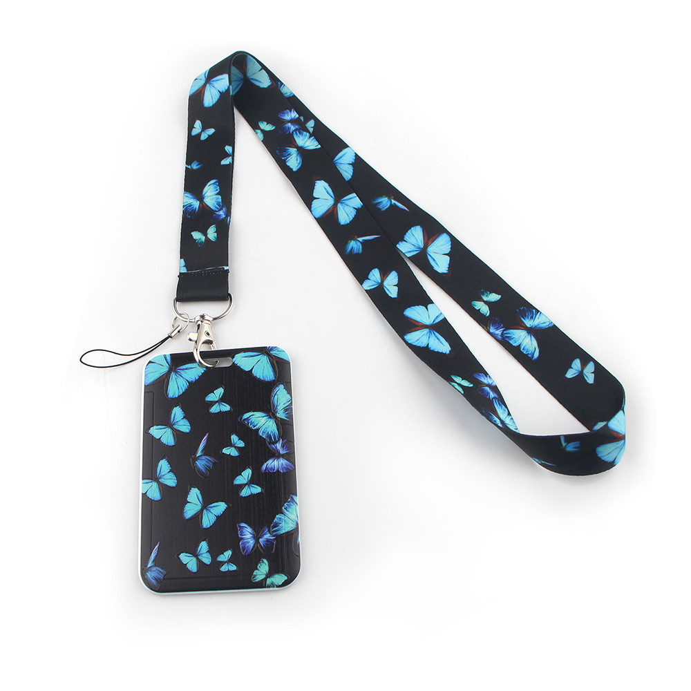 Butterfly Print Neck Lanyard for Phone Bus Card Wallets Name  Tag Card ID