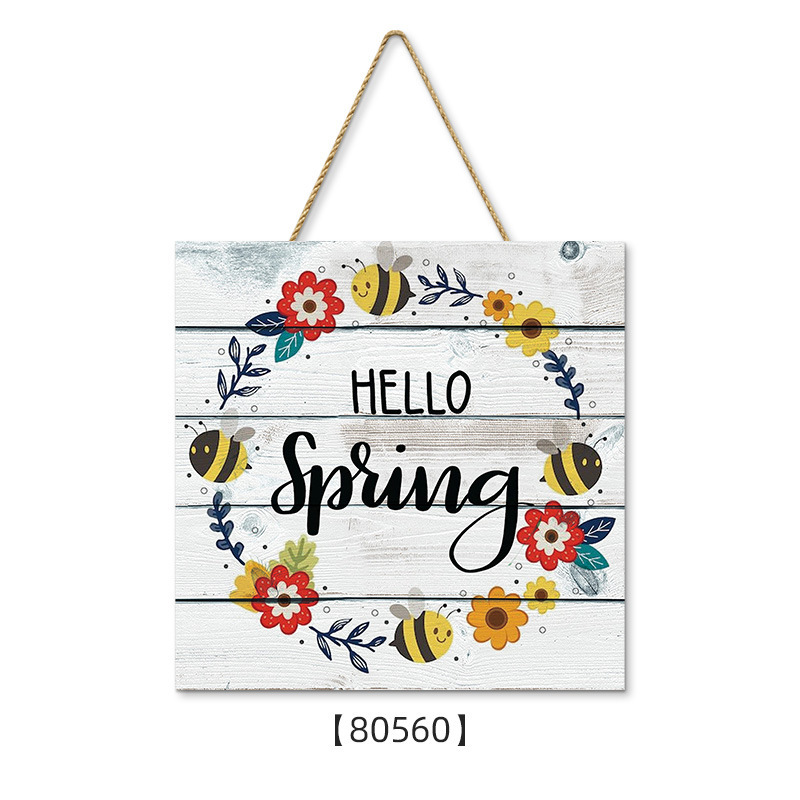 Simple Cute Hello Sign on 12inch Round 