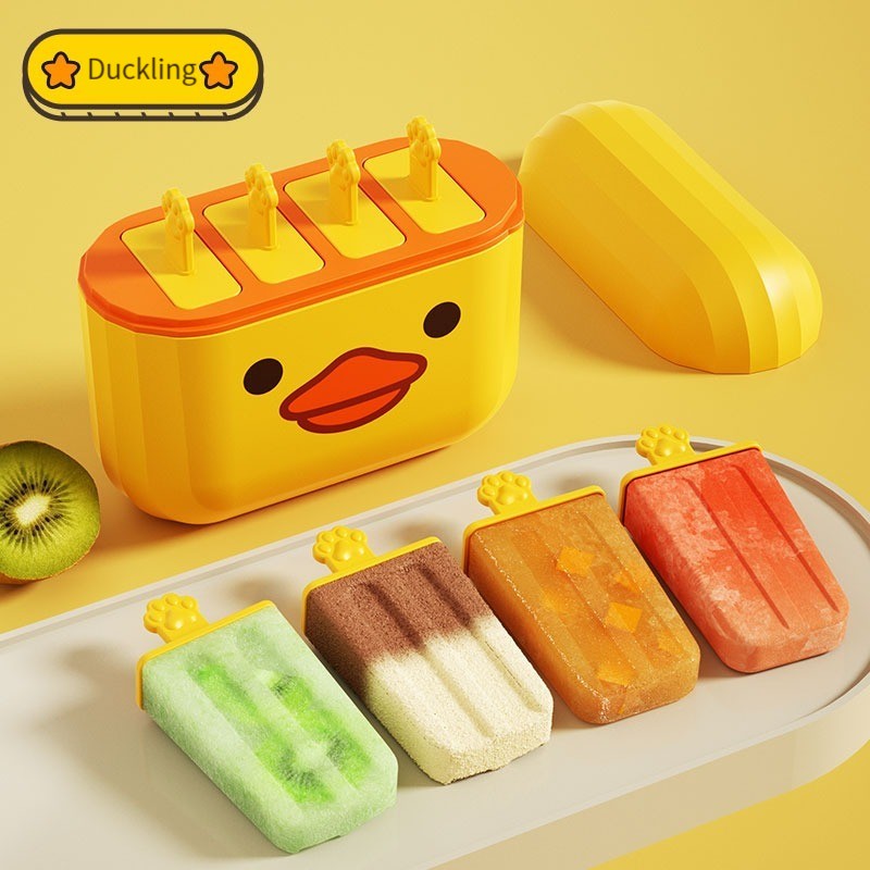 1set Silicone Popsicle Mold, Cute Paw Design Ice Pop Mold For Kitchen