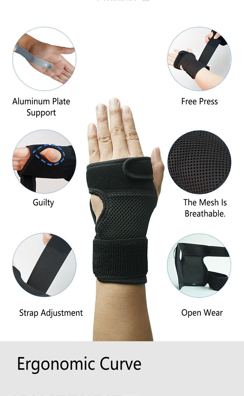 Muñequera Mano Izquierda Dayselect: ¡perfecta Tendinitis - Temu