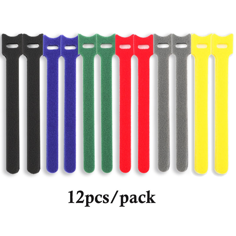 3M Reusable Cable Management Nylon Fastening Wire Straps Ties Double-Sided  Hook And Loop Tape
